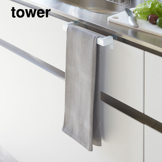 山崎実業 キッチンタオルハンガーバー タワー