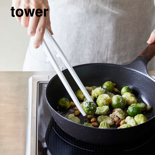 山崎実業 シリコン菜箸トング タワー  レギュラーサイズ